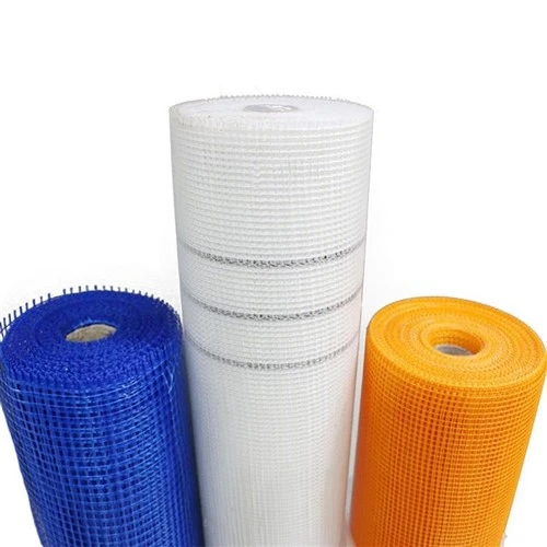 Hvitt glassfibernett